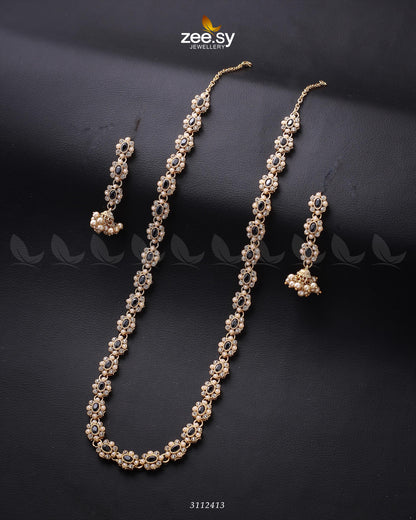 Reema Malla Necklace Golden Black