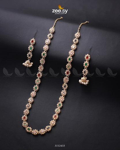 Reema Malla Necklace Golden Multi