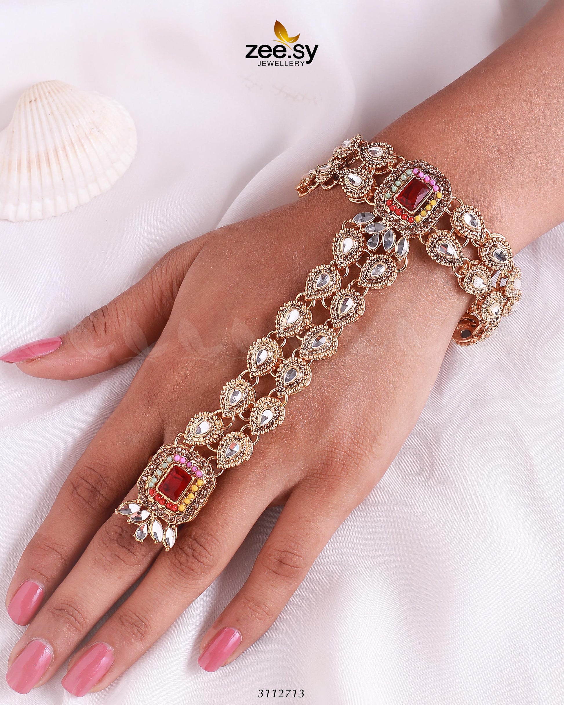 Exuberant Anja Bracelet Golden Multi
