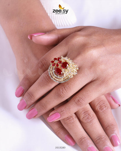 Zoya's Ring Golden Red