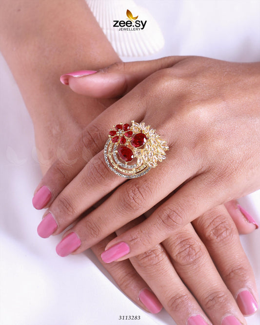 Zoya's Ring Golden Red