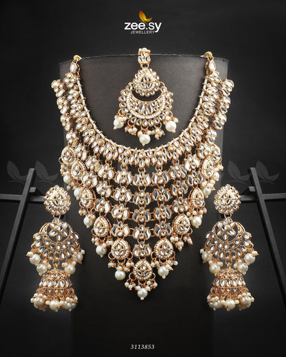 Uzma Bridal Set White