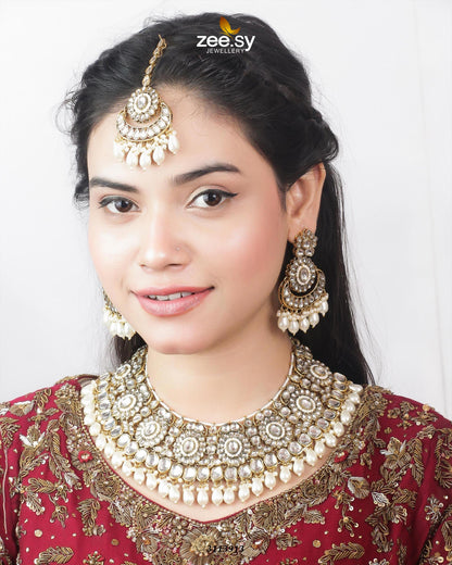Hoor Bridal Set White