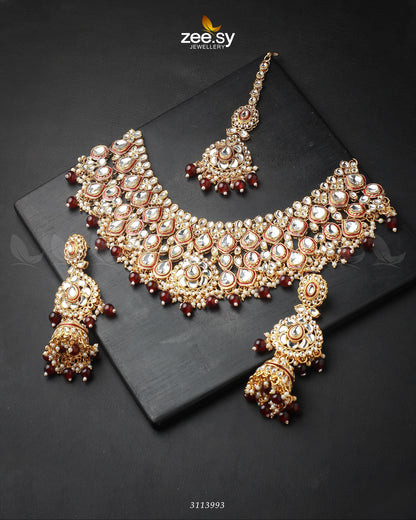 Huboor Bridal Set Red