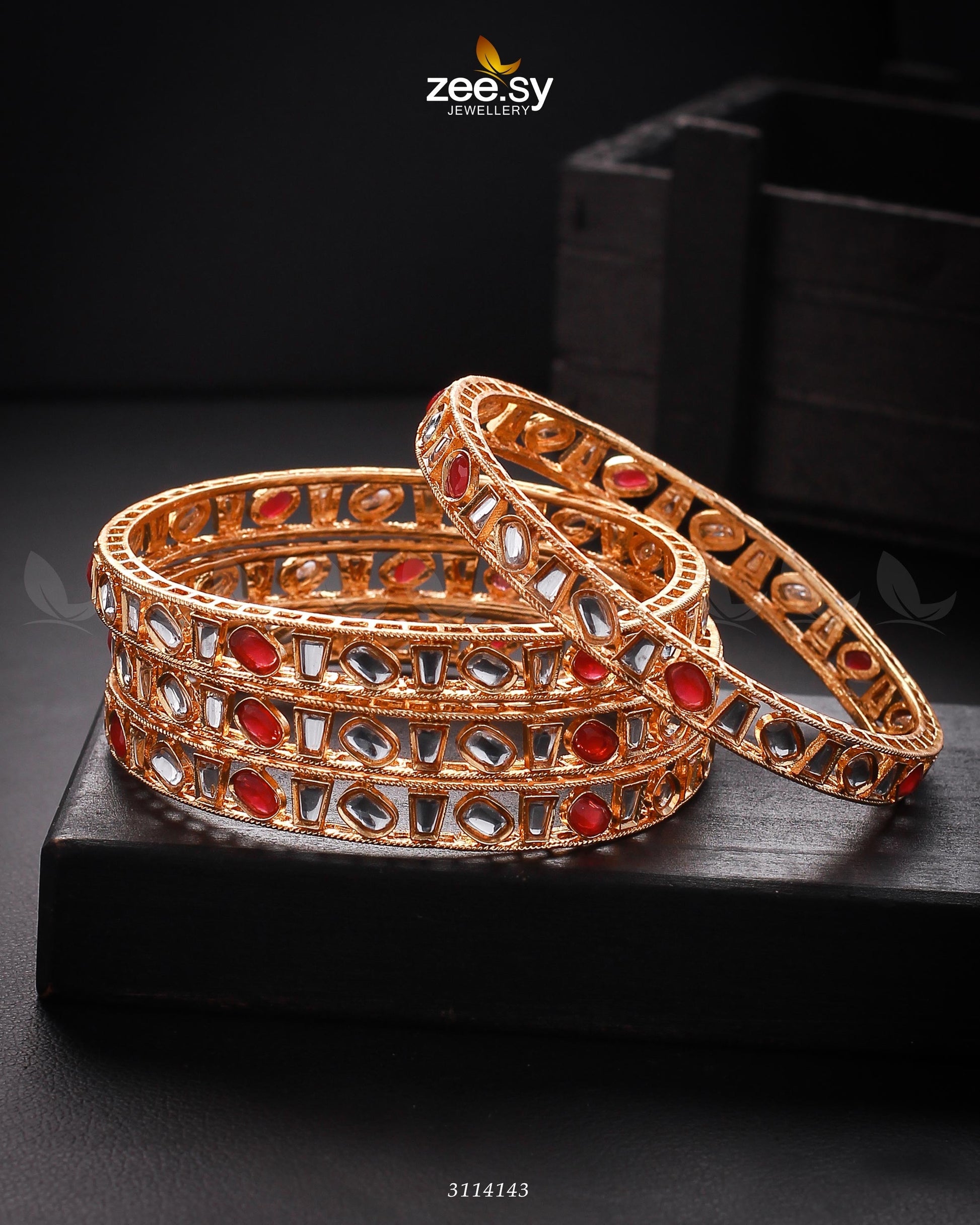 Rihanna Bangles Ruby 2*6