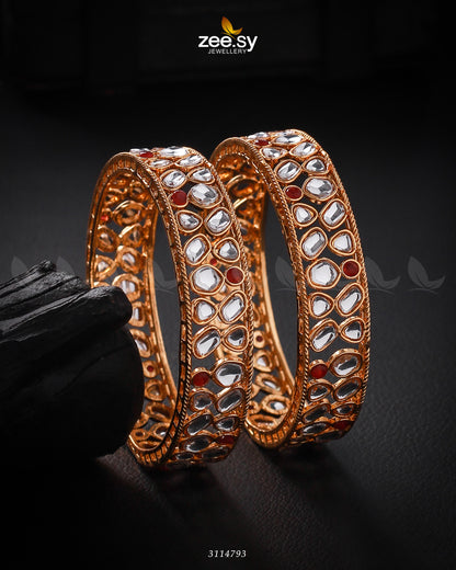 Saffron Bangles Ruby 2*6