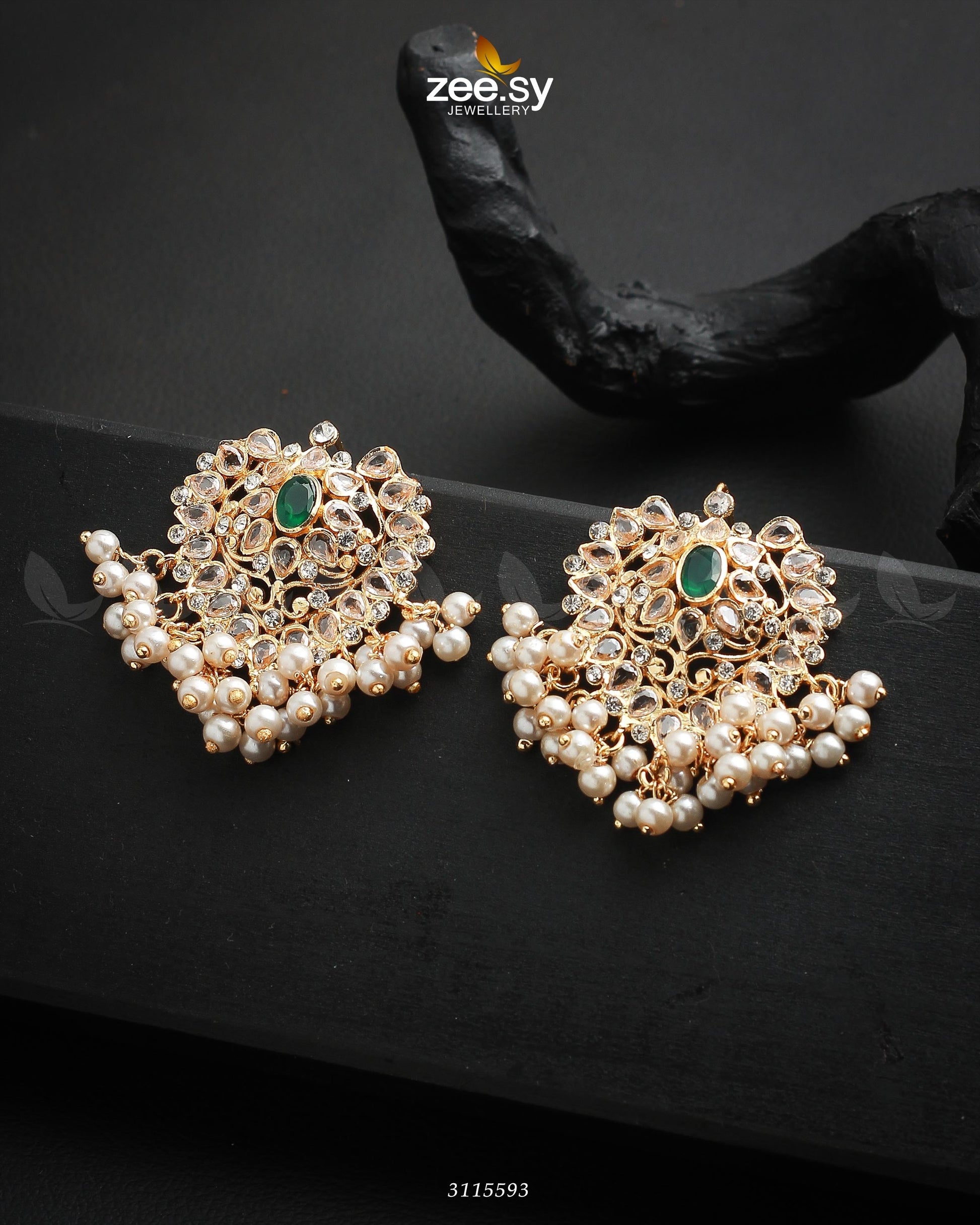 Luxuriant Earrings Green