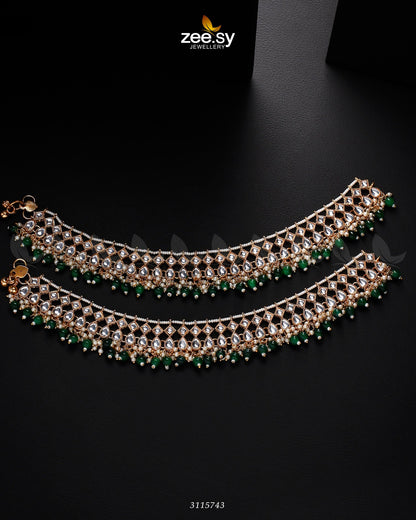 Tanzanite Anklet Green