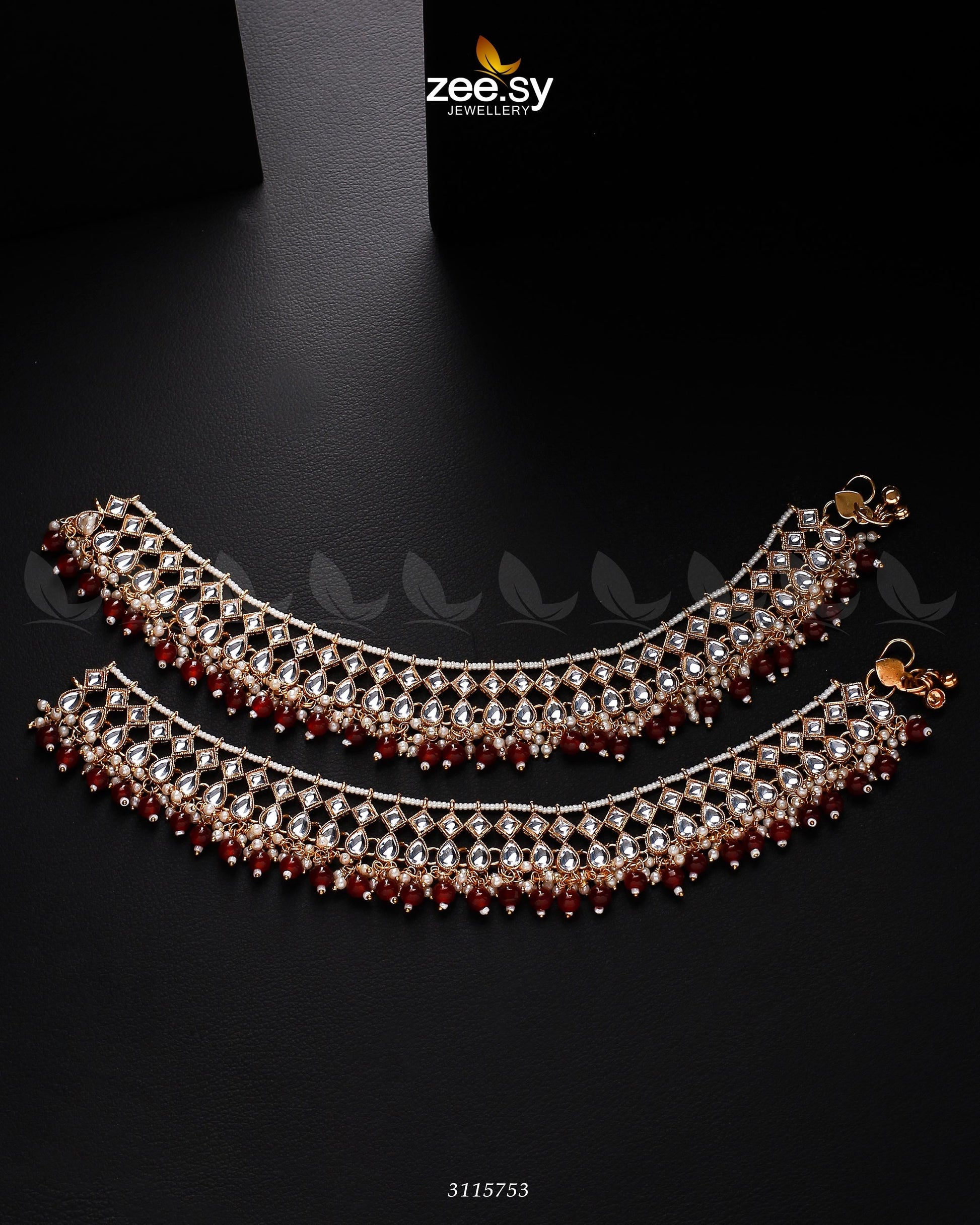 Tanzanite Anklet Red