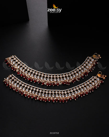 Tanzanite Anklet Red