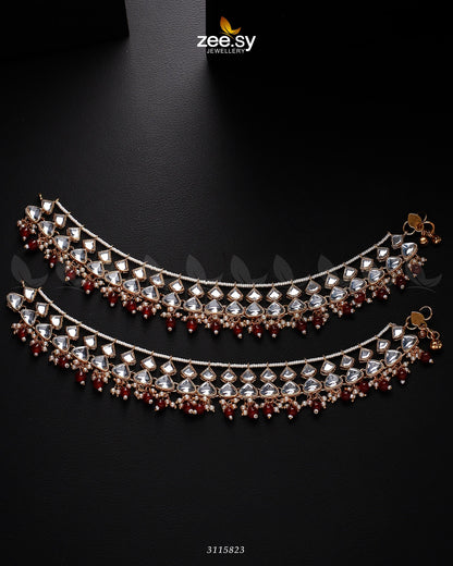Minisha Anklets Red