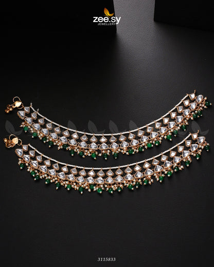 Minisha Anklets Green