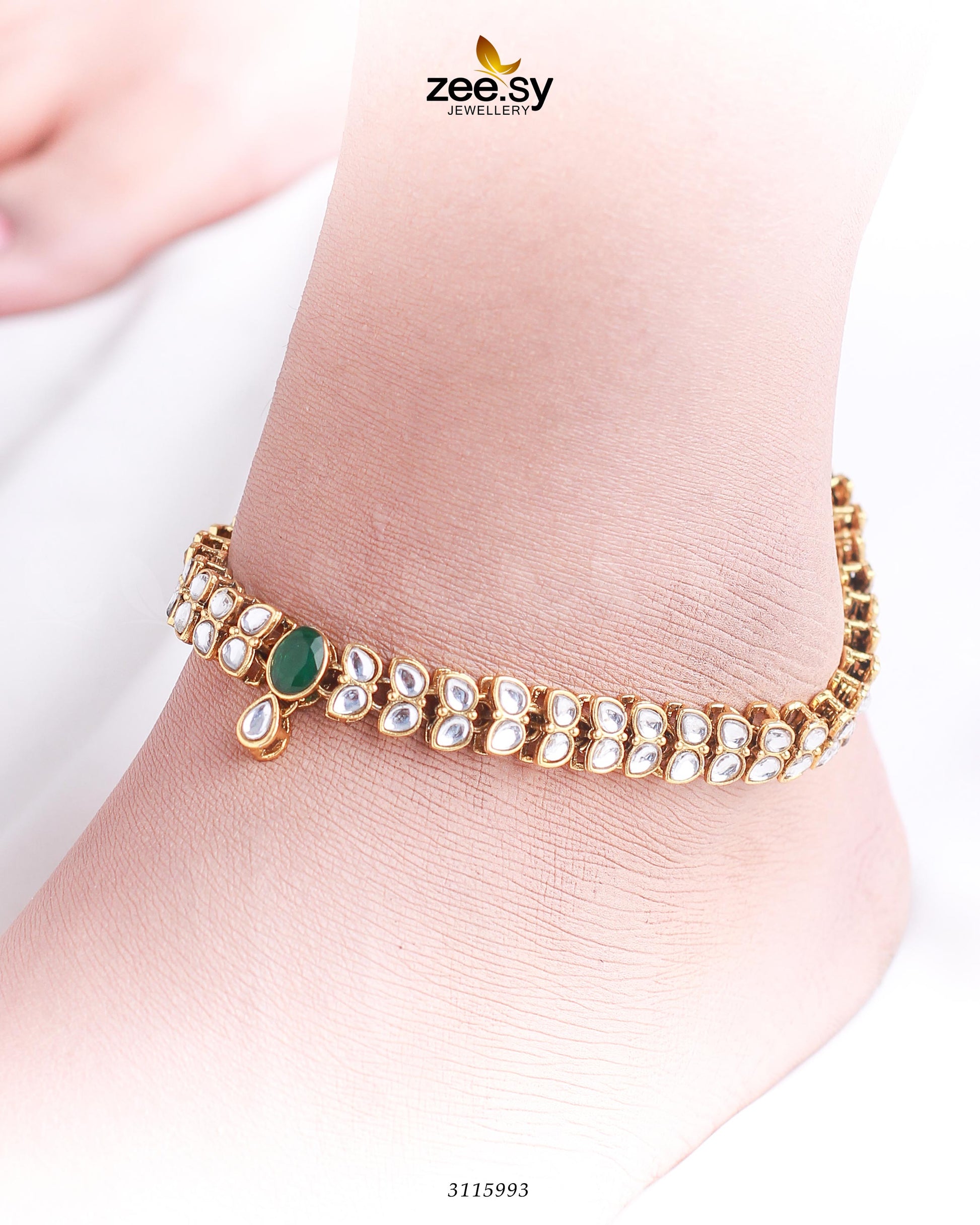 Arezzo Anklet Green