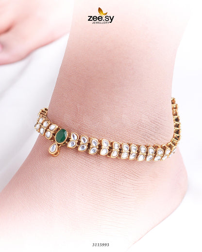 Arezzo Anklet Green