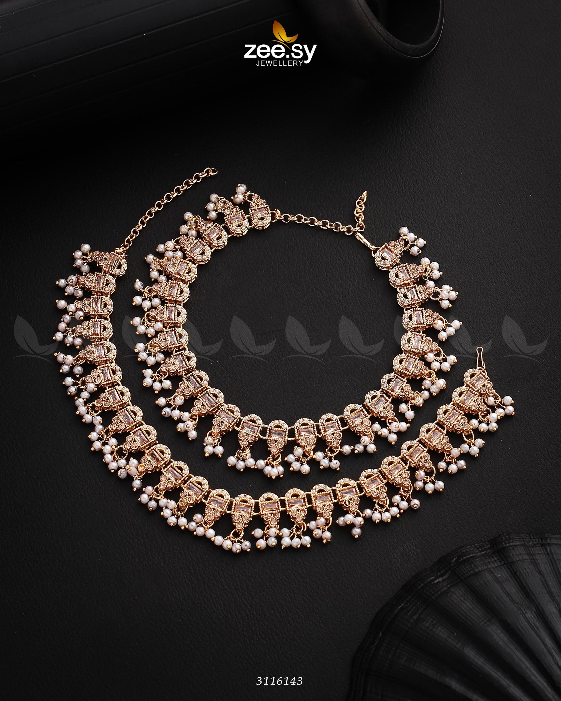 Rutilated Anklet Champagne