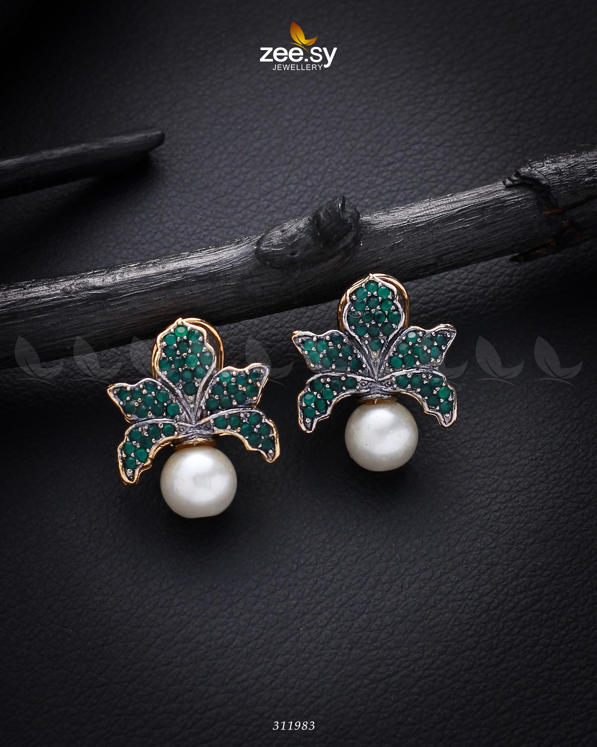 Foxglove Earrings Green