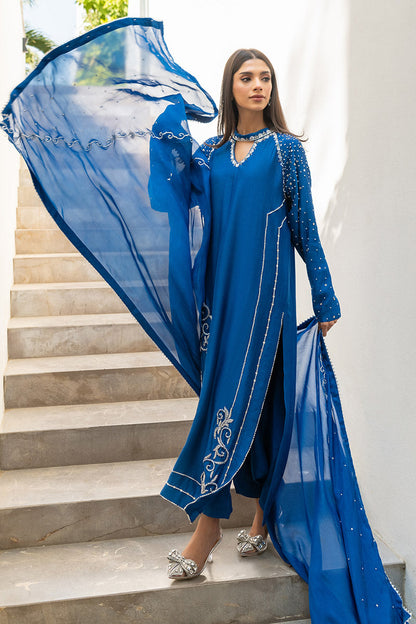 Chic Ophicial | Celenia Pret | Electric Blue XL Electric Blue Pure Sheesha Silk