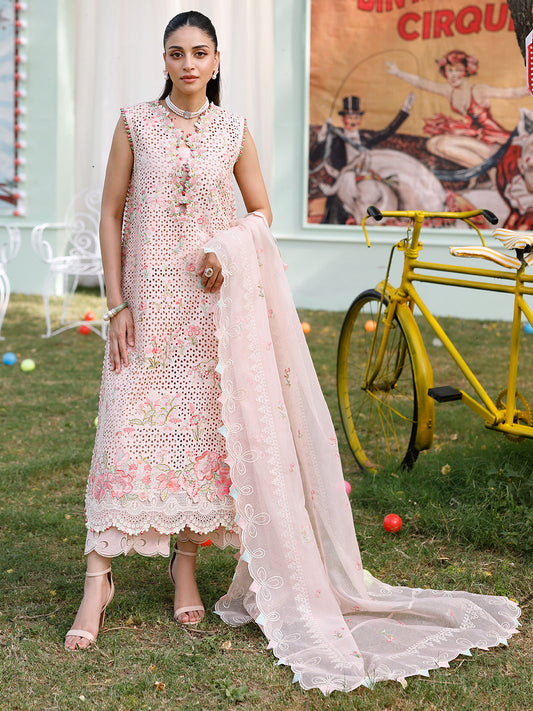 Bin Ilyas | Carnival Summer Edit 25 | 31 - A XS Pink Lawn