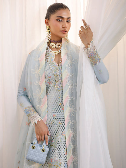 Bin Ilyas | Carnival Summer Edit 25 | 31 - B L Pale Aqua Lawn