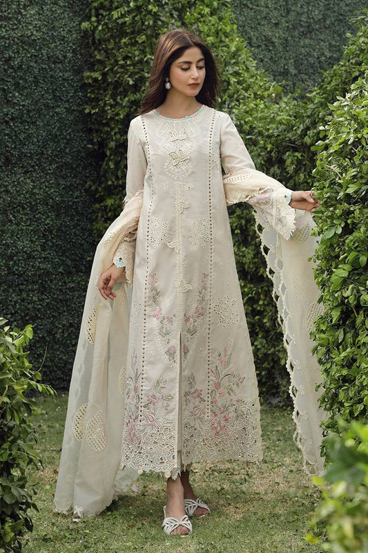 Qalamkar | Festive Lawn 2024 | PS-04 ZUHA - Pakistani Designer Dress - by Qalamkar | Type: Luxury - 100% Original at Saira Sultan