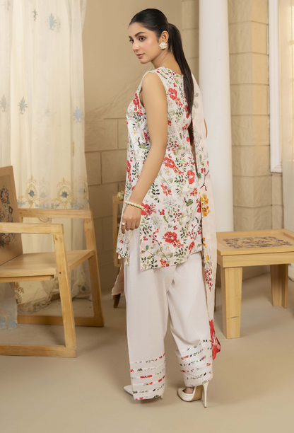 Humdum | Senora Lawn 25 | Senora - D05 S Off White Lawn