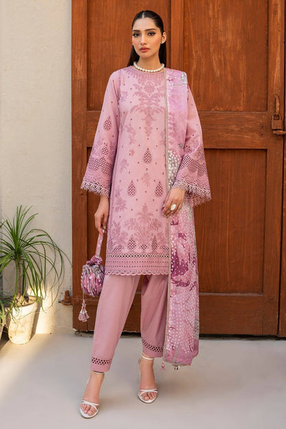 Jazmin | Irish Lawn SS 24 | D1 - Pakistani Designer Dress - by Jazmin | Type: Luxury - 100% Original at Saira Sultan