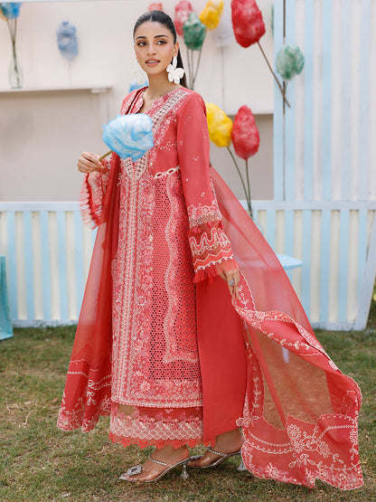 Bin Ilyas | Carnival Summer Edit 25 | 32 - A S Candy Pink Lawn