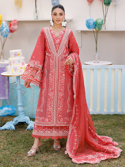 Bin Ilyas | Carnival Summer Edit 25 | 32 - A XS Candy Pink Lawn