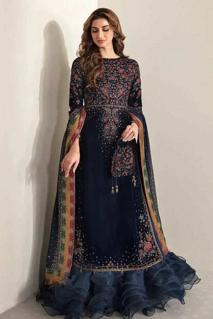 Jazmin | Velvet 23 | VF-2005 - Pakistani Designer Dress - by Jazmin | Type: Formal - 100% Original at Saira Sultan
