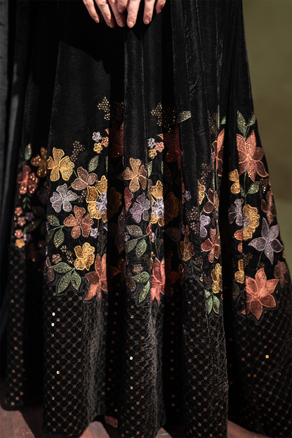 Iznik | Velvet 25 | IV-52 Embroidered Velvet by Iznik - Designer Dress - Type : Ladies Clothes - Available at Saira Sultan - 100% Original 