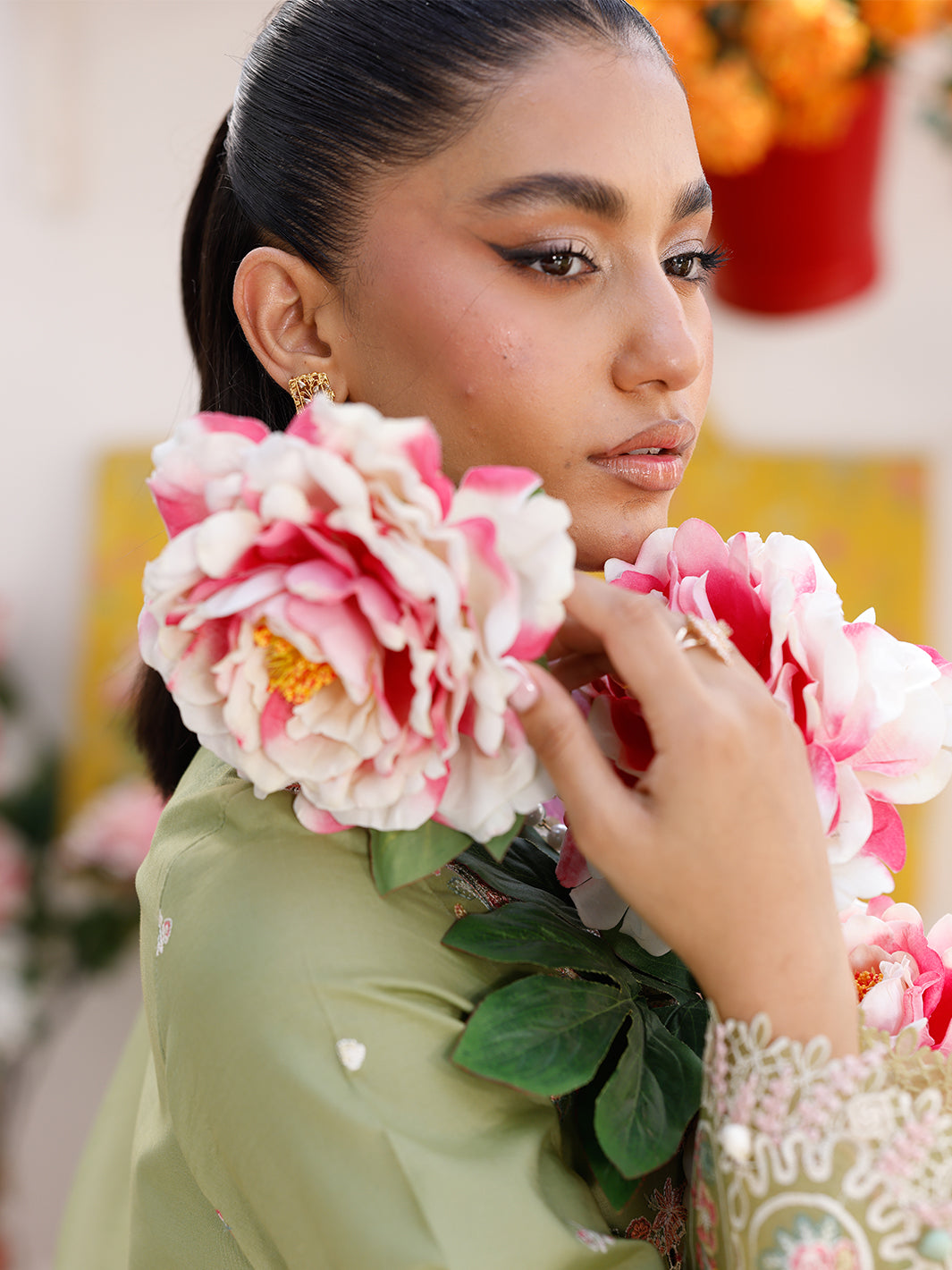 Bin Ilyas | Carnival Summer Edit 25 | 33 - A M Apple Green Lawn