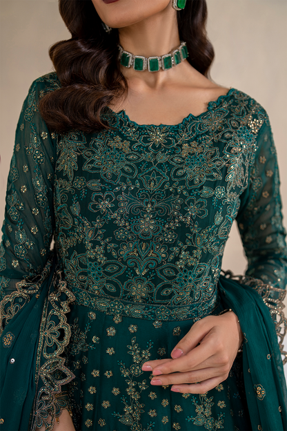Iznik | Chinnon Chiffon | CC-47 Embroidered Chiffon - Pakistani Designer Dress - by Iznik | Type: Formal - 100% Original at Saira Sultan