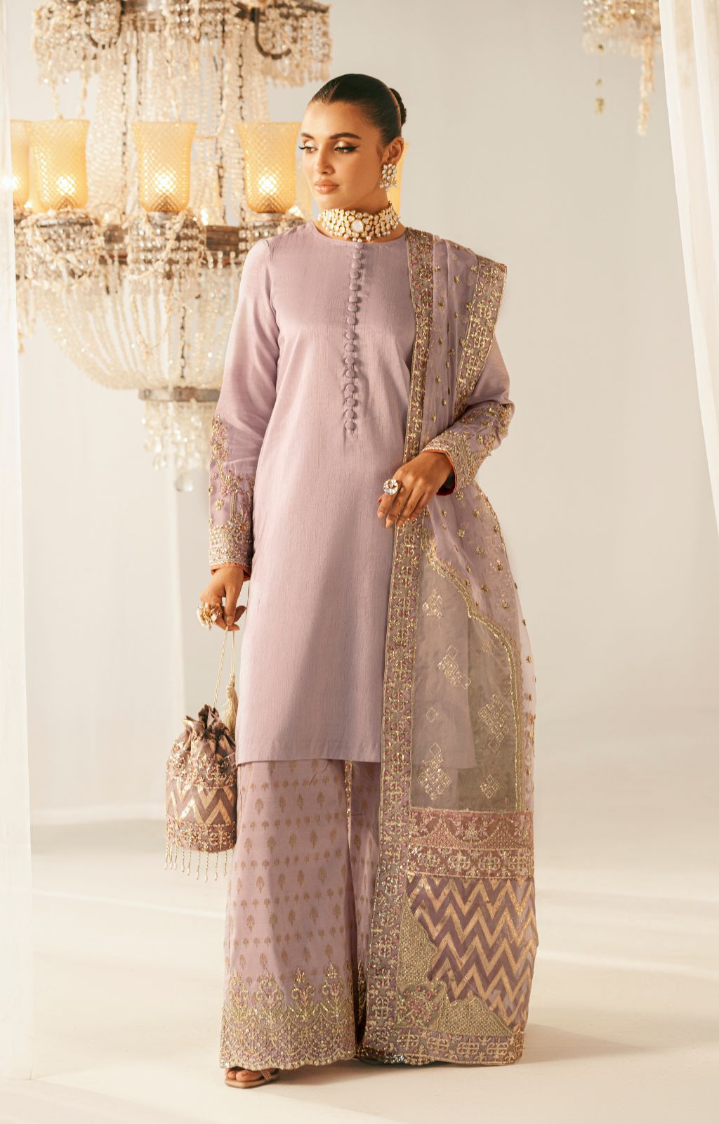 Inayat | Mehrma Luxury Pret 25 | Raha - Pakistani Designer Dress - by Inayat - Type : Ladies Clothes - 100% Original at Saira Sultan