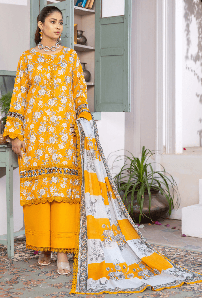 Humdum | Rang e Noor SS 24 | D04 - Pakistani Designer Dress - by HumDum | Type: Casuals - 100% Original at Saira Sultan