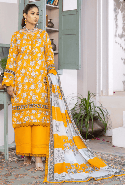Humdum | Rang e Noor SS 24 | D04 - Pakistani Designer Dress - by HumDum | Type: Casuals - 100% Original at Saira Sultan