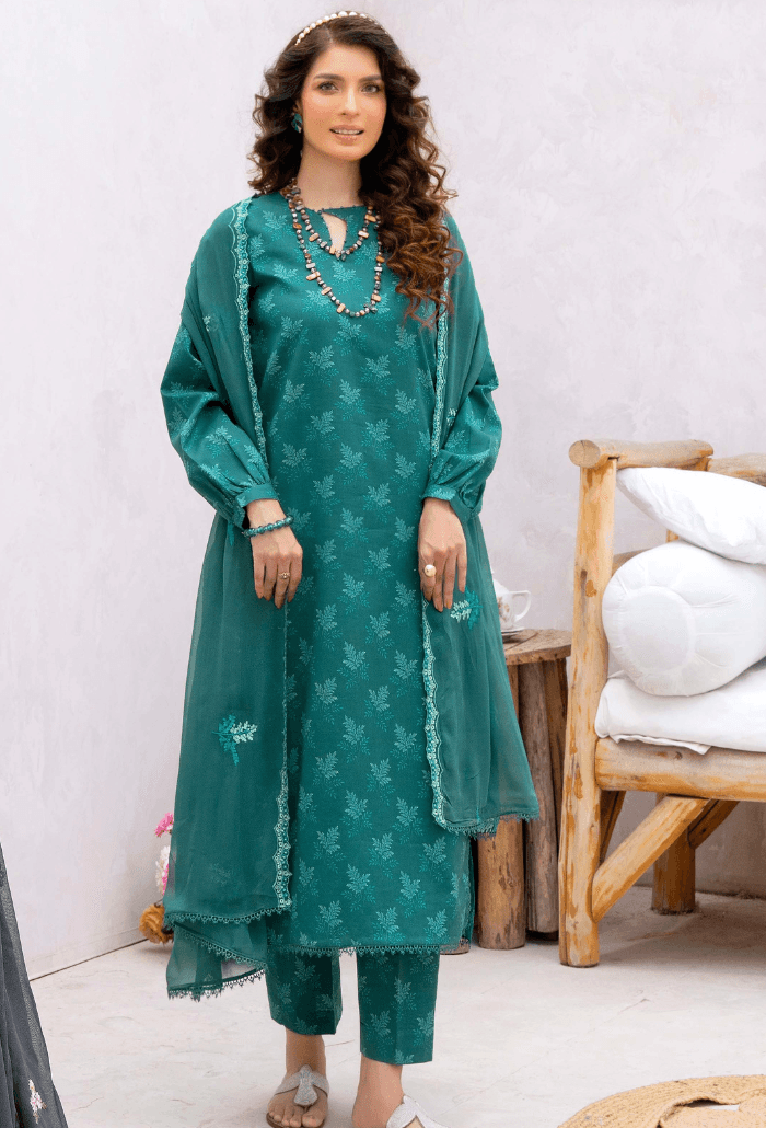 Humdum | Gardenia Lawn 24 | PLG 3 - D06 - Pakistani Designer Dress - by HumDum | Type: Luxury - 100% Original at Saira Sultan