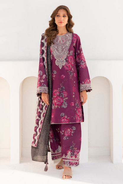Jazmin | Ready to Wear 25 | RTW-1068 L Wine Lawn