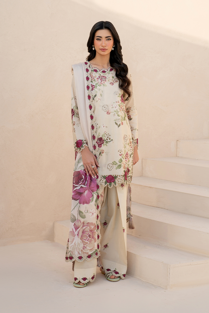 Iznik | Festive Lawn 25 | EFL-05 XS Beige Lawn