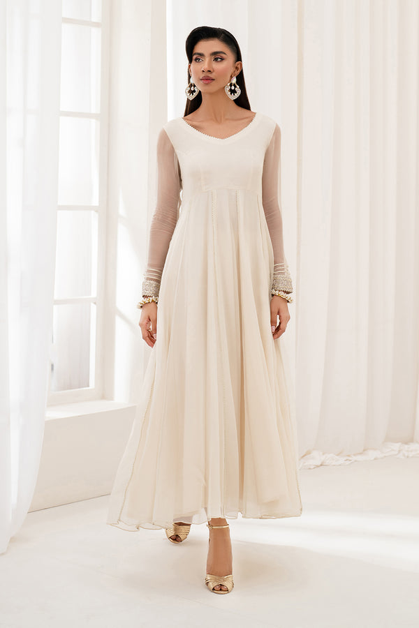 Baroque | Luxury Pret 25 | EMBROIDERED CHIFFON PR-1098 - Pakistani Designer Dress - by Baroque - Type : Ladies Clothes - 100% Original at Saira Sultan
