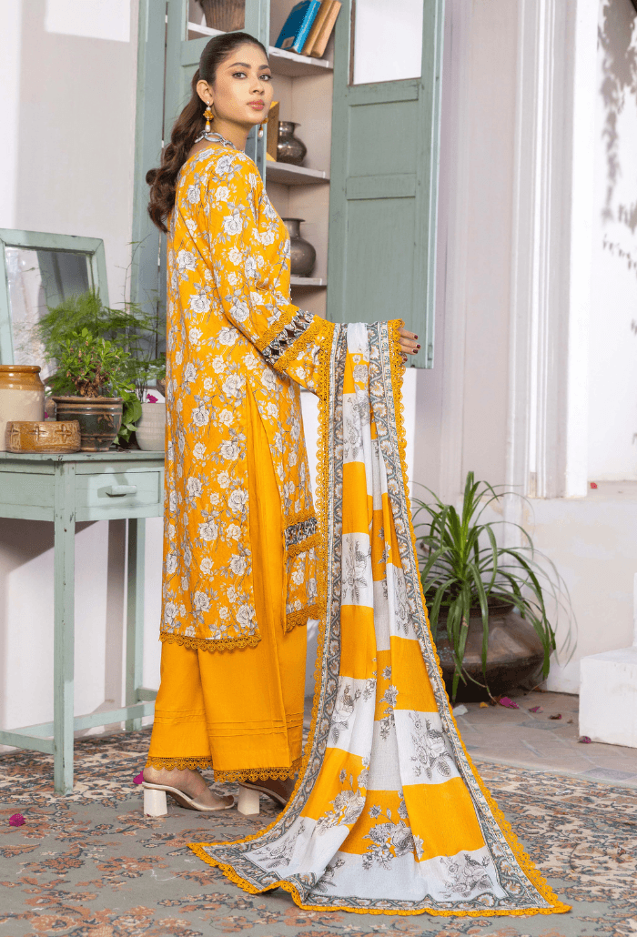 Humdum | Rang e Noor SS 24 | D04 - Pakistani Designer Dress - by HumDum | Type: Casuals - 100% Original at Saira Sultan