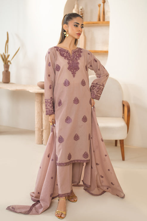 Declare | Eid Collection 25 | PB01080 S Brownish Pink Lawn