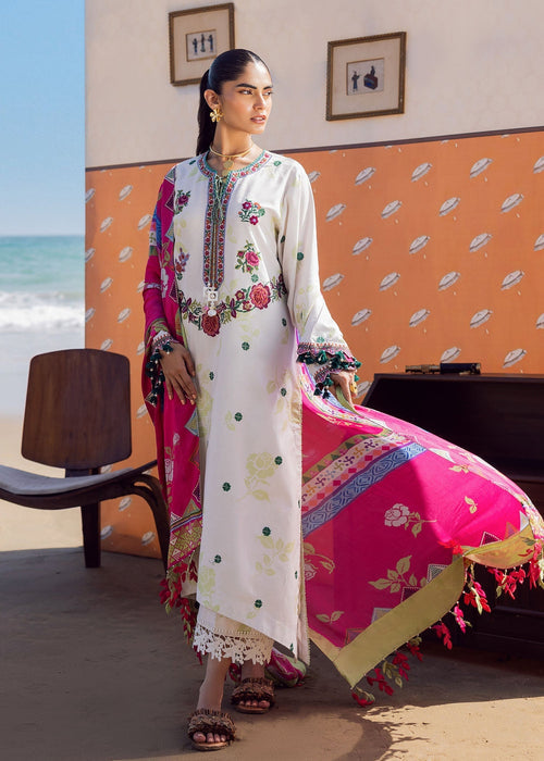 Sadaf Fawad Khan | Siraa Lawn 25 | Rosa M White Lawn