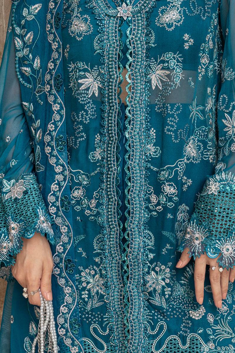Qalamkar | Chiffon Edit | WC-04 NESSA - Pakistani Designer Dress - by Qalamkar - Type : Ladies Clothes - 100% Original at Saira Sultan