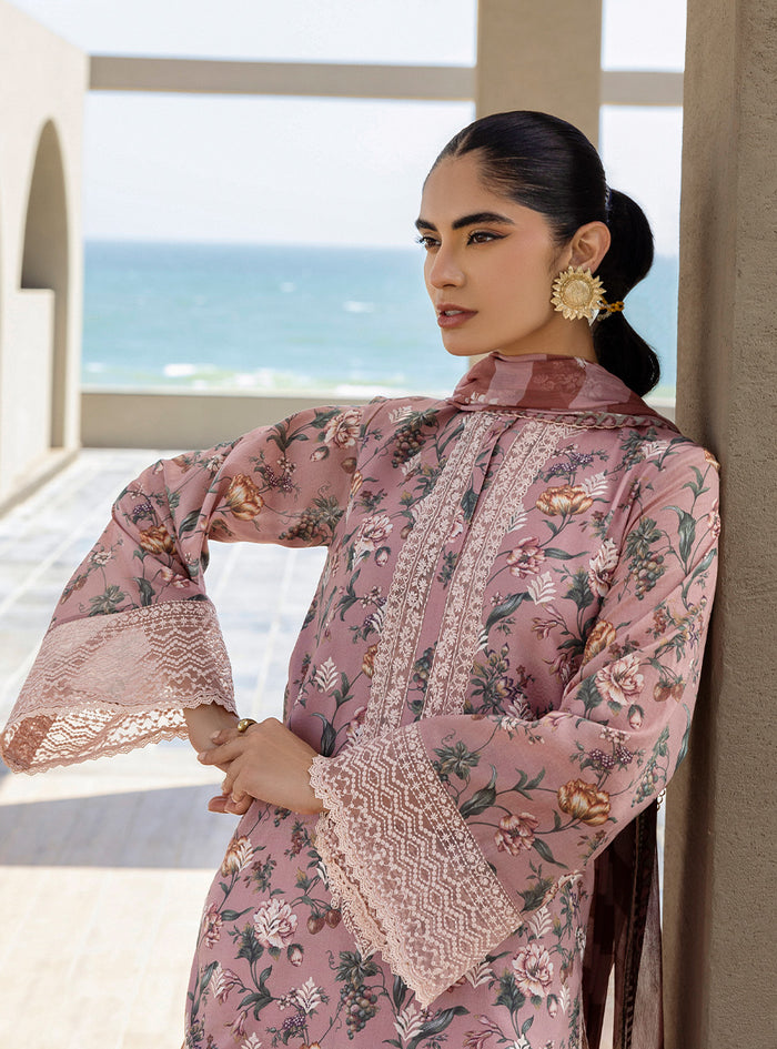 Zainab Chottani | Tahra Lawn 25 | Maraya XL Pink Lawn
