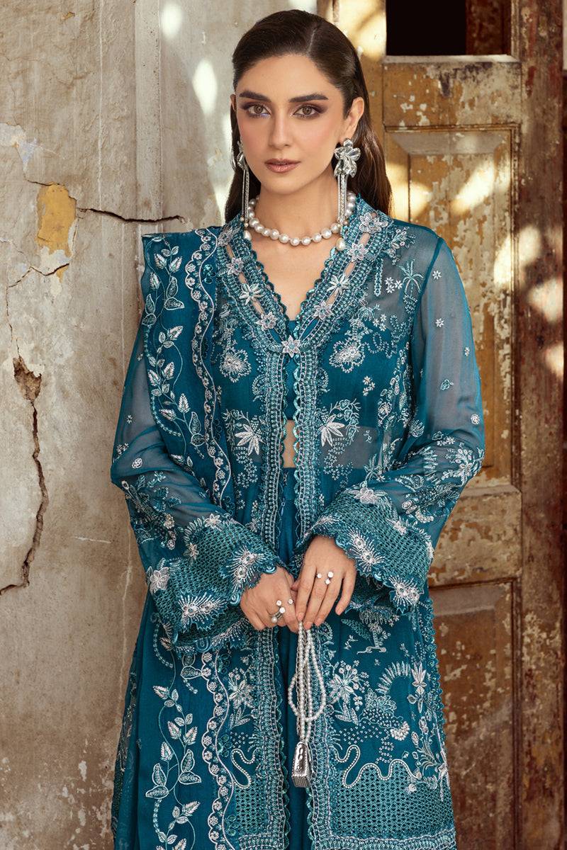 Qalamkar | Chiffon Edit | WC-04 NESSA - Pakistani Designer Dress - by Qalamkar - Type : Ladies Clothes - 100% Original at Saira Sultan