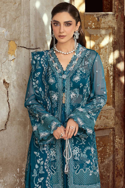 Qalamkar | Chiffon Edit | WC-04 NESSA - Pakistani Designer Dress - by Qalamkar - Type : Ladies Clothes - 100% Original at Saira Sultan