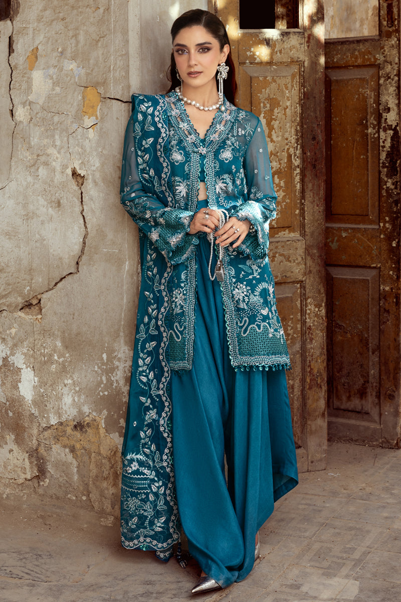 Qalamkar | Chiffon Edit | WC-04 NESSA - Pakistani Designer Dress - by Qalamkar - Type : Ladies Clothes - 100% Original at Saira Sultan