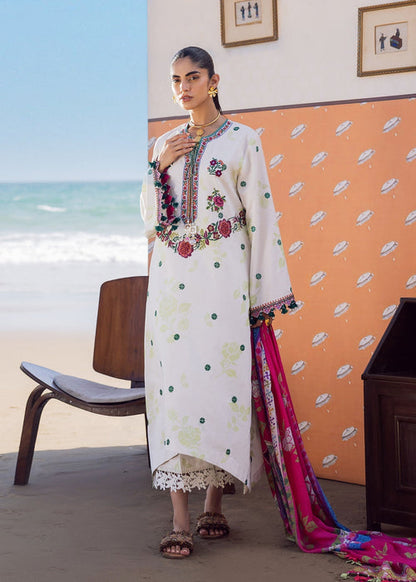 Sadaf Fawad Khan | Siraa Lawn 25 | Rosa L White Lawn