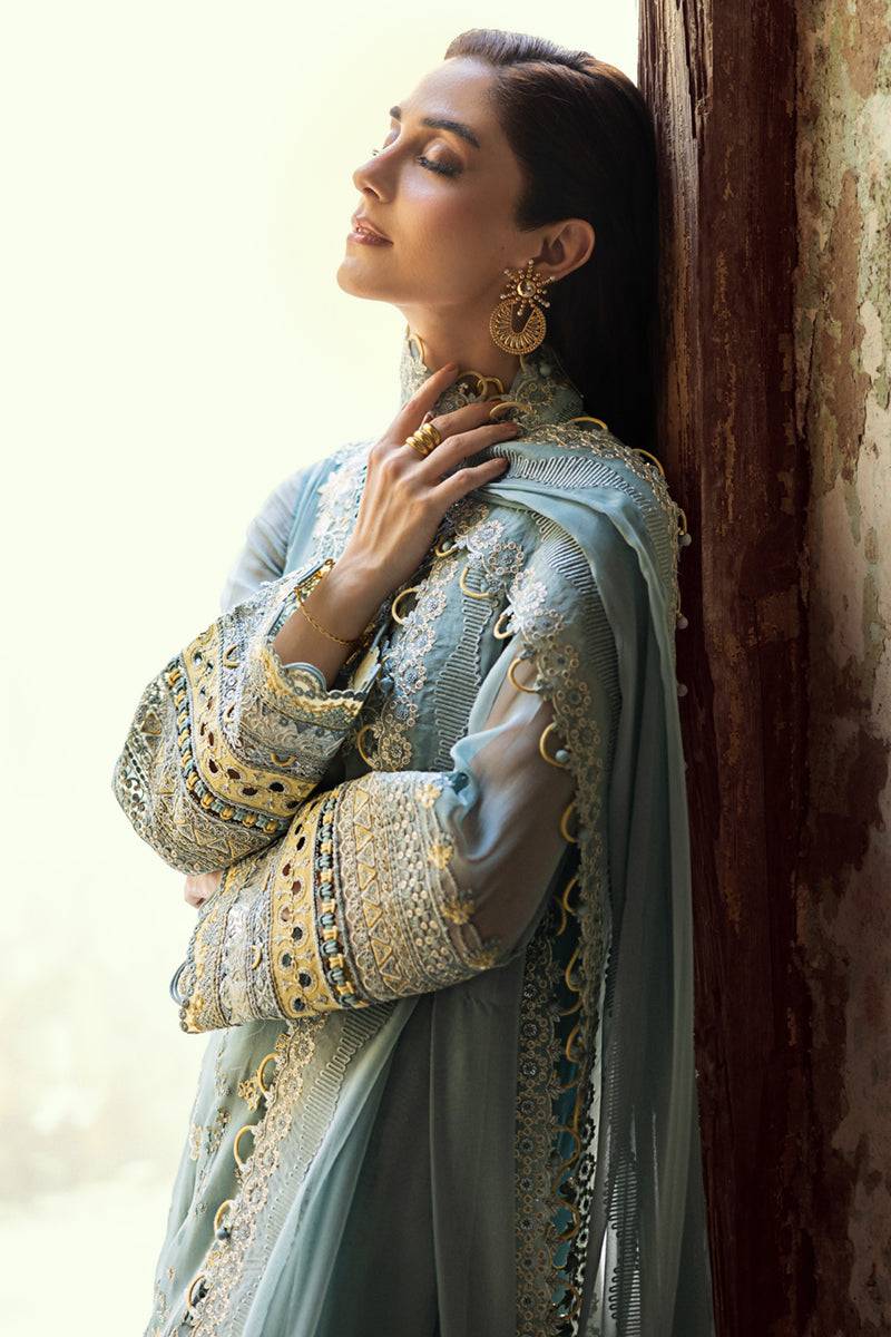 Qalamkar | Chiffon Edit | WC-08 VEVIN - Pakistani Designer Dress - by Qalamkar - Type : Ladies Clothes - 100% Original at Saira Sultan