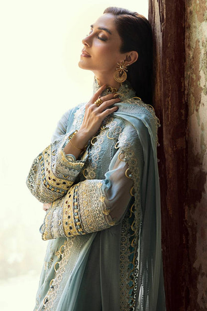 Qalamkar | Chiffon Edit | WC-08 VEVIN - Pakistani Designer Dress - by Qalamkar - Type : Ladies Clothes - 100% Original at Saira Sultan